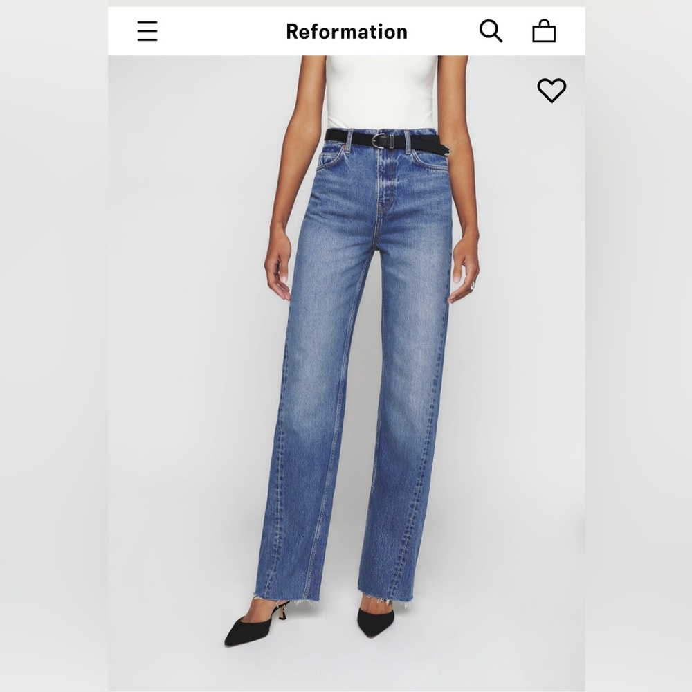 NWT Wilder High Rise Wide Jeans